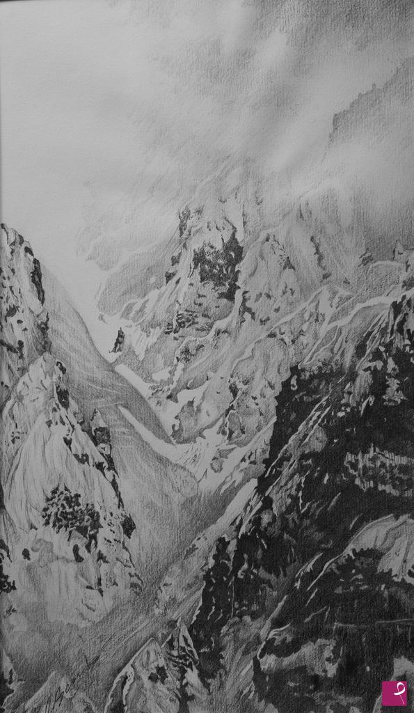 quadri in vendita online - Vajo dell'acqua (Piccole Dolomiti)