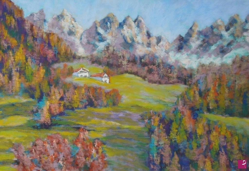 quadri in vendita online - Val di Funes in autunno - 38