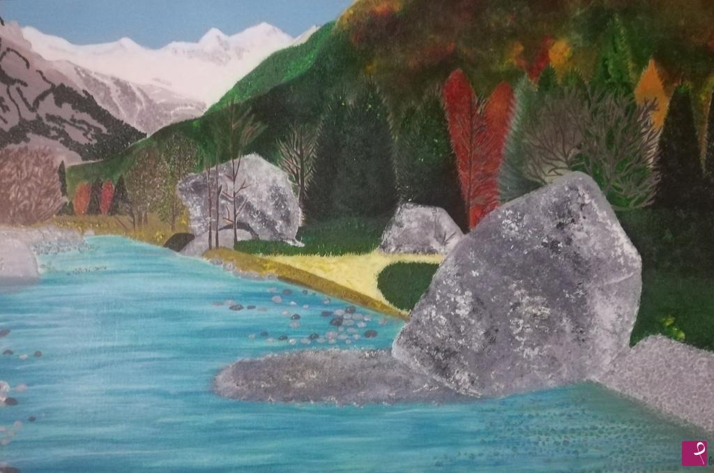 quadri in vendita online - Val di mello
