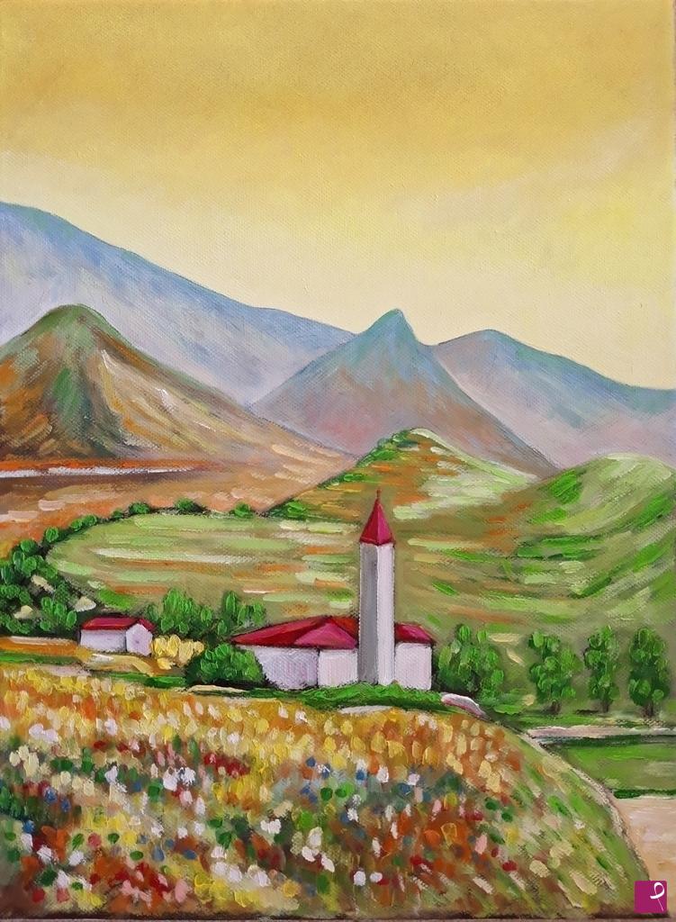 quadri in vendita online - VALDIERI - CUNEO (2017)