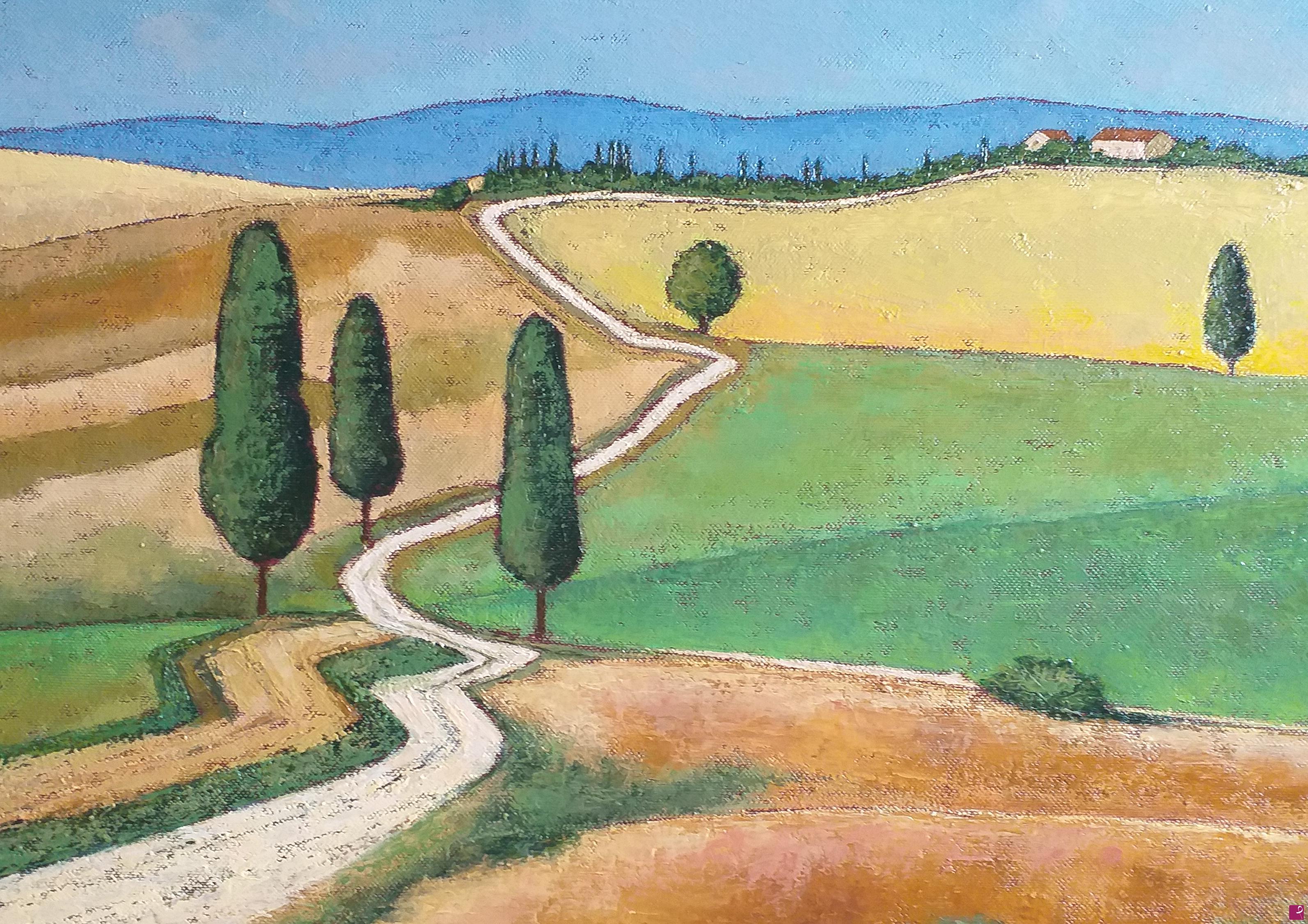 quadri in vendita online - Vallata Toscana n°532