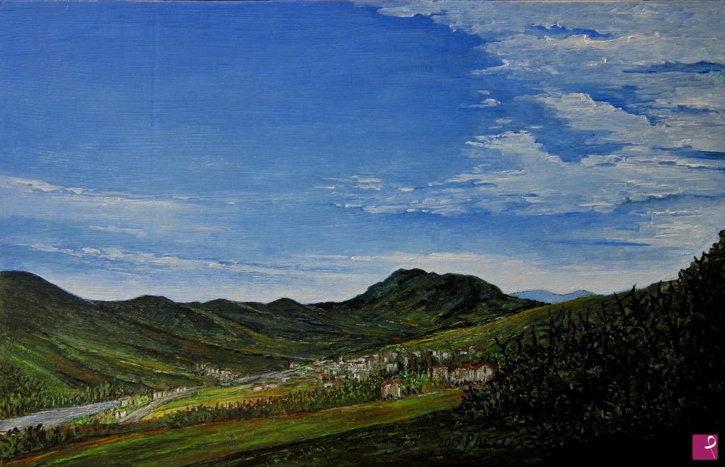 quadri in vendita online - Valle del Reno da Liserna