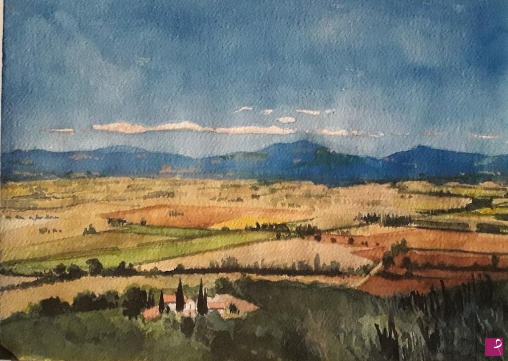 quadri in vendita online - Valle della maremma toscana