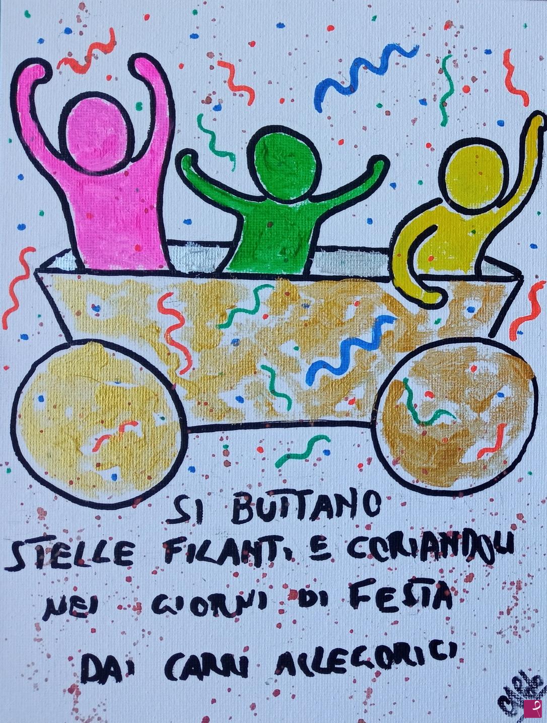 quadri in vendita online - Valzer del buttare 1
