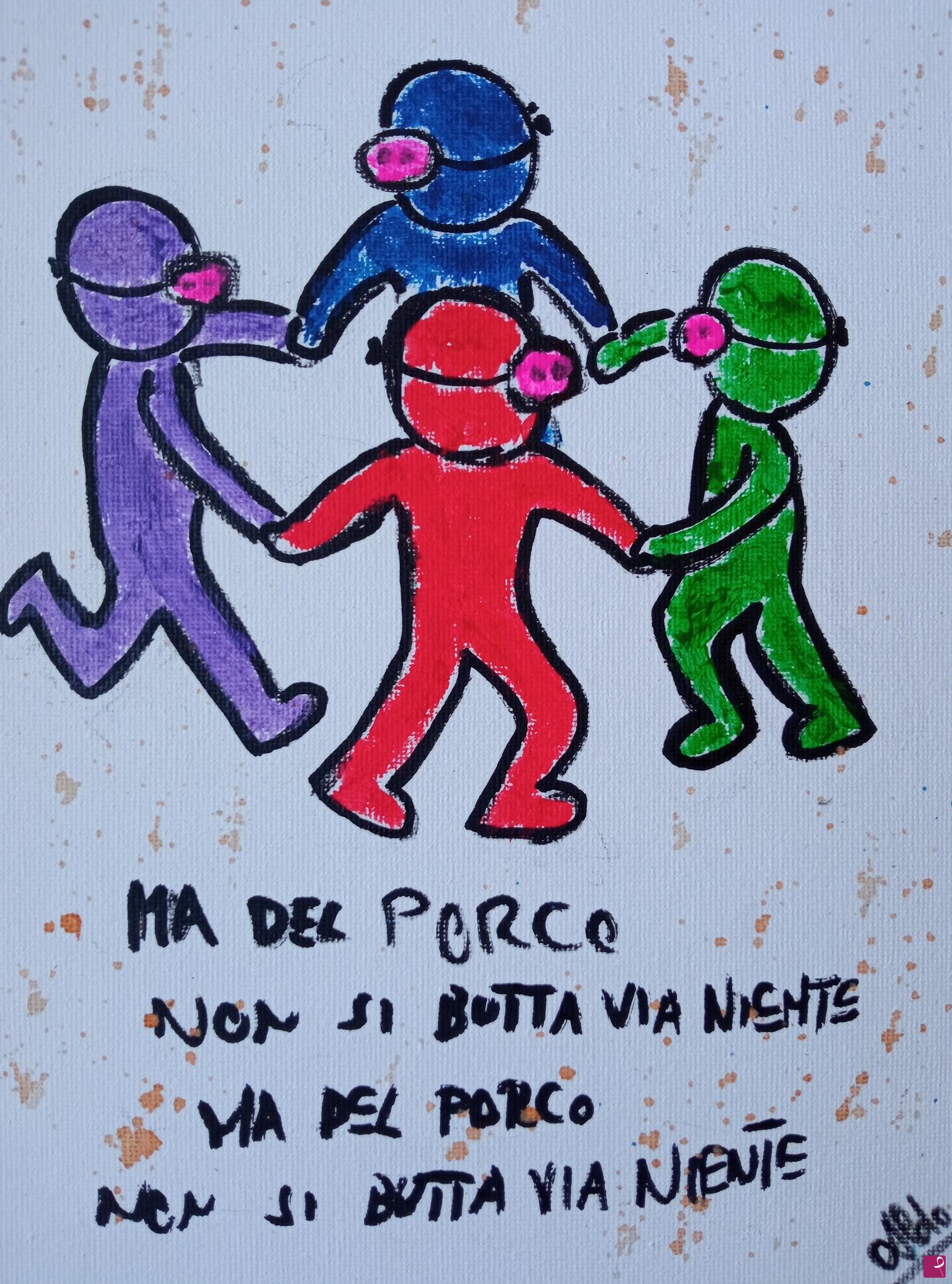 quadri in vendita online - Valzer del buttare 8