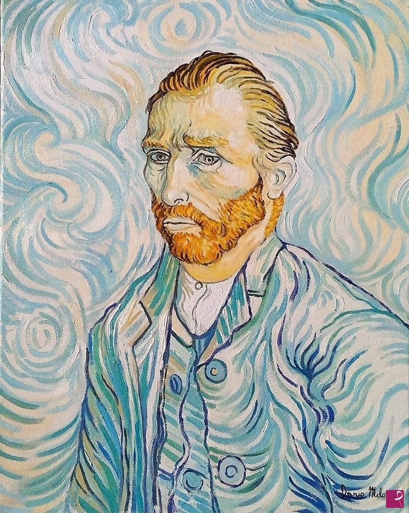 quadri in vendita online - " Van Gogh"  quadro moderno dipinto a mano, oil on canvas.