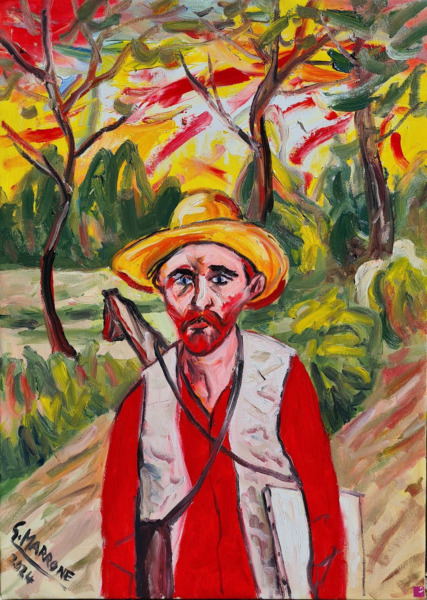 quadri in vendita online - Van Gogh va a dipingere