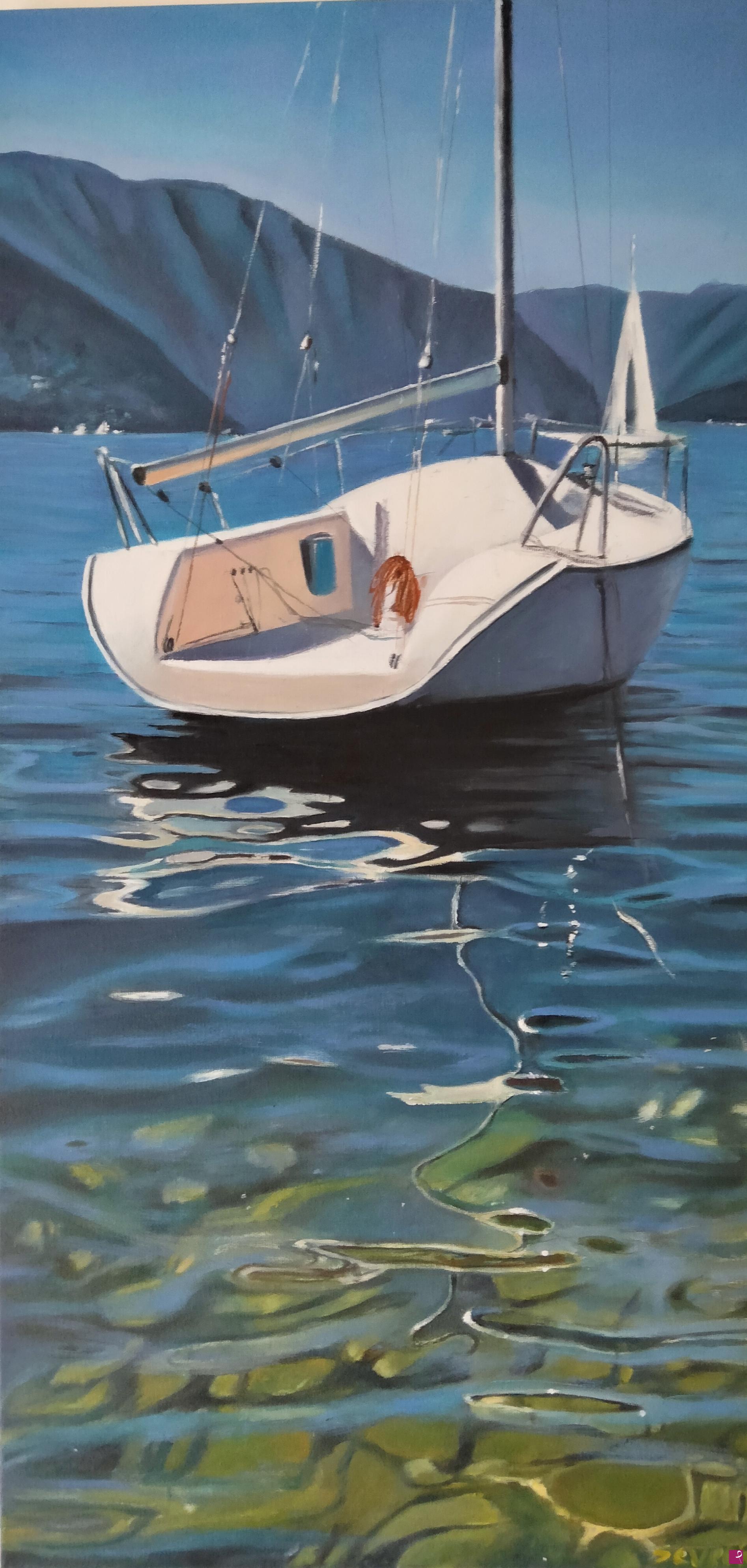 quadri in vendita online - 'Varenna. Verso Villa Monastero, Lecco'