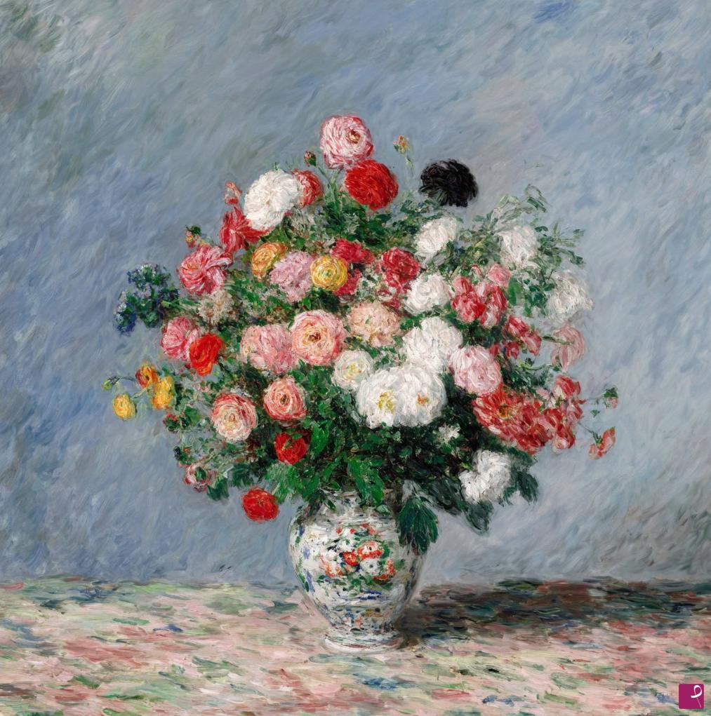 quadri in vendita online - Vas de fleurs