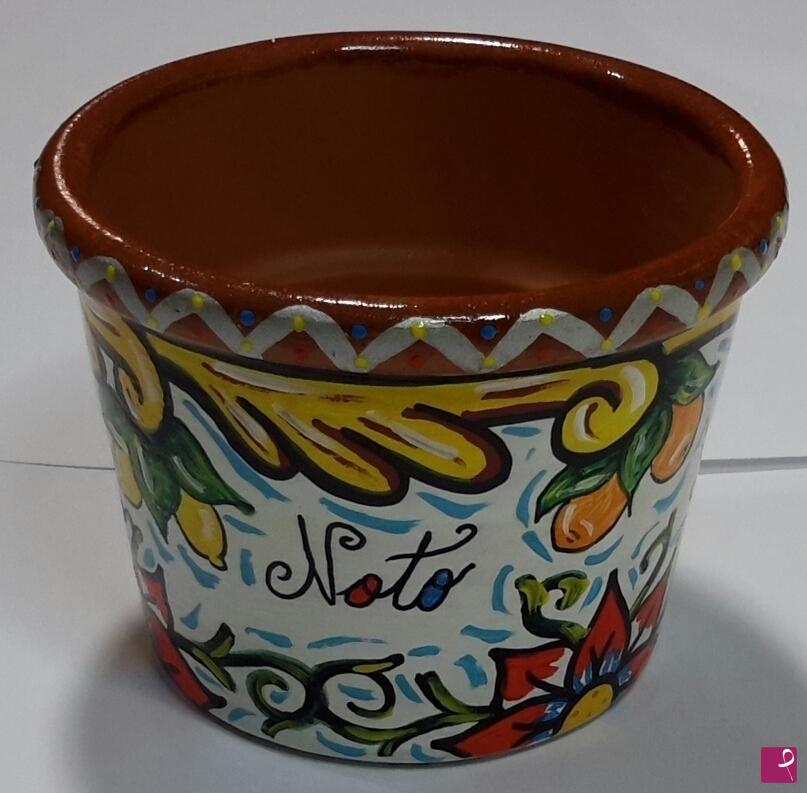 quadri in vendita online - Vasetto " souvenir  siciliano" - collezione 2018 n.°21