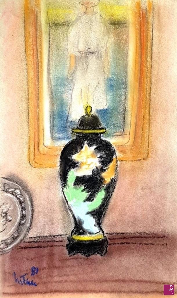 quadri in vendita online - Vaso cinese
