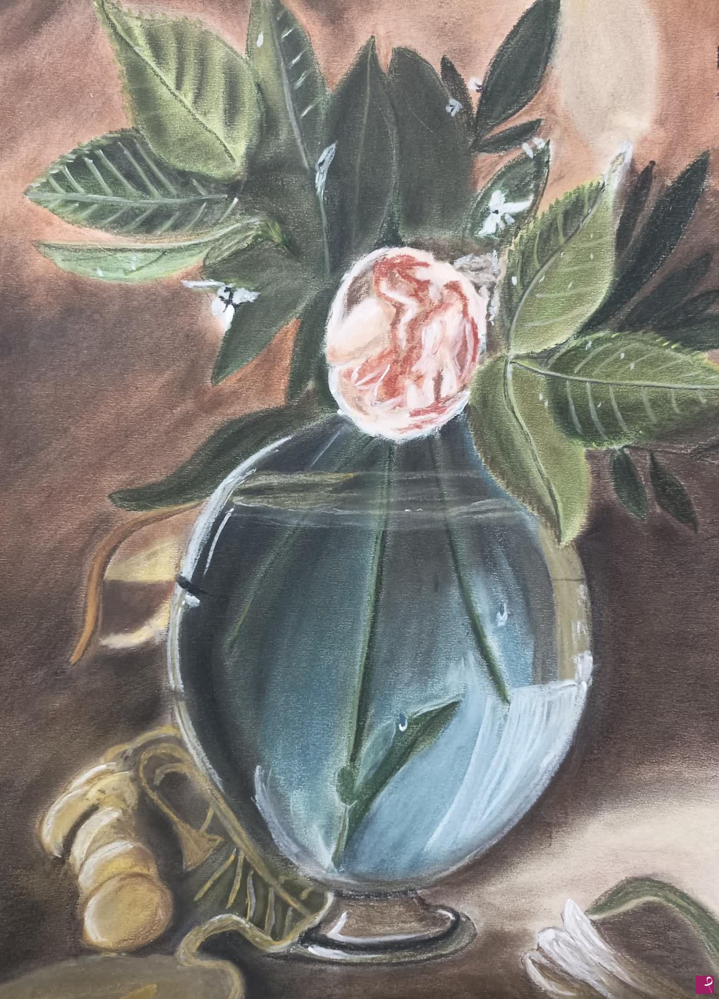 quadri in vendita online - Vaso con fiore 