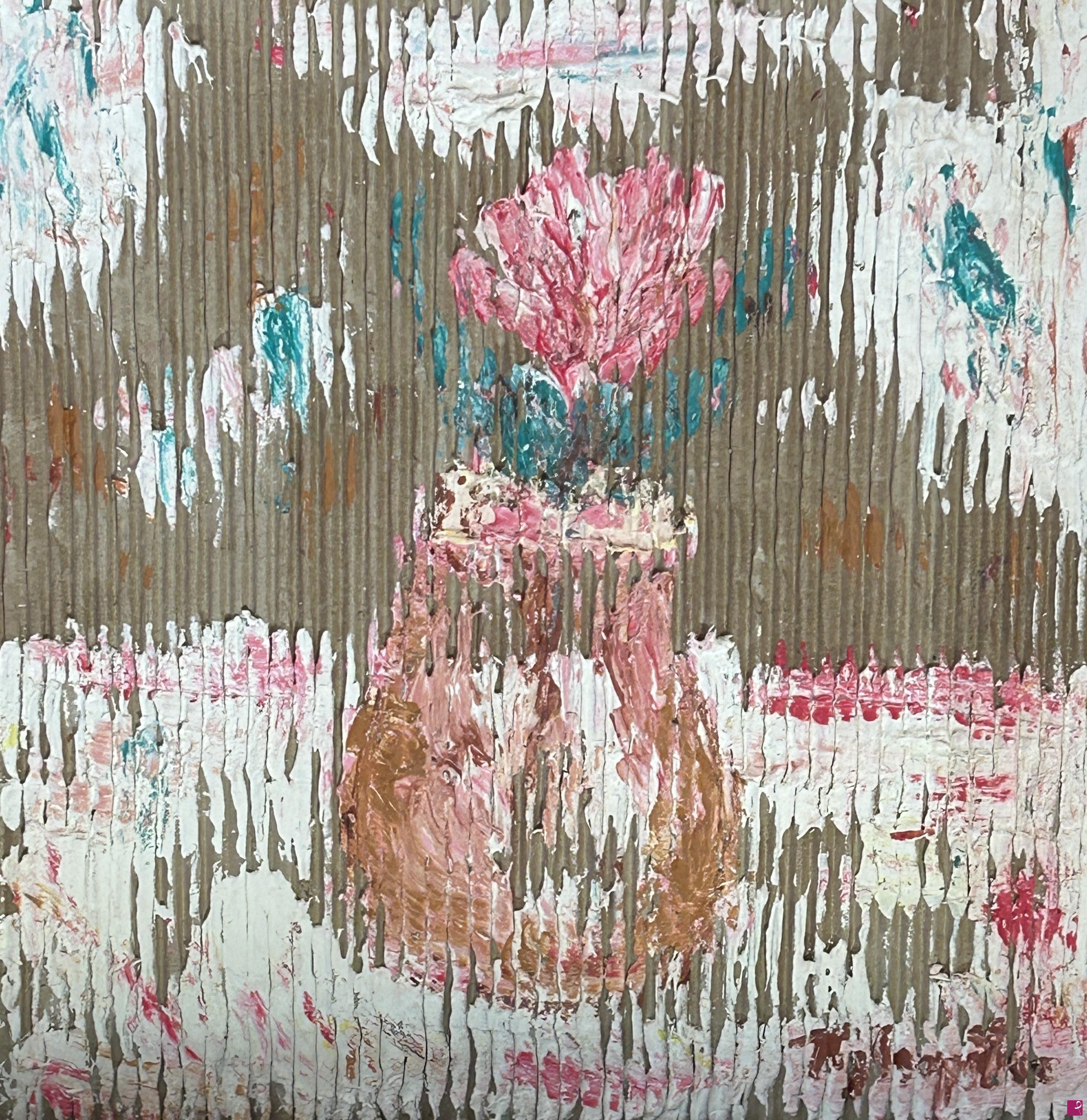 quadri in vendita online - Vaso con fiore