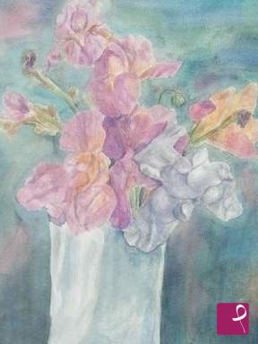 quadri in vendita online - vaso con fiori