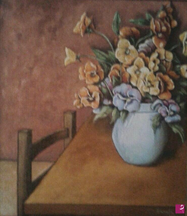 quadri in vendita online - vaso con fiori 