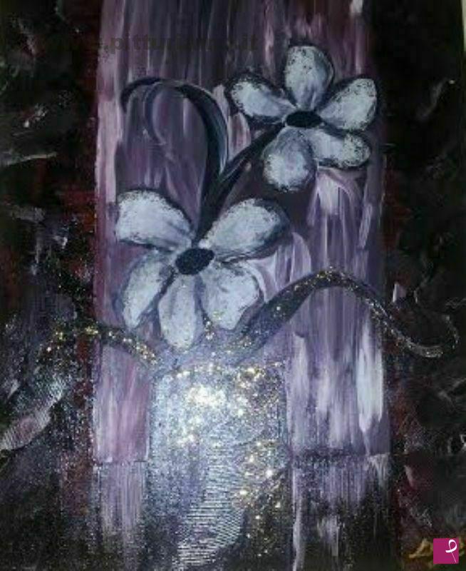 quadri in vendita online - Vaso con fiori