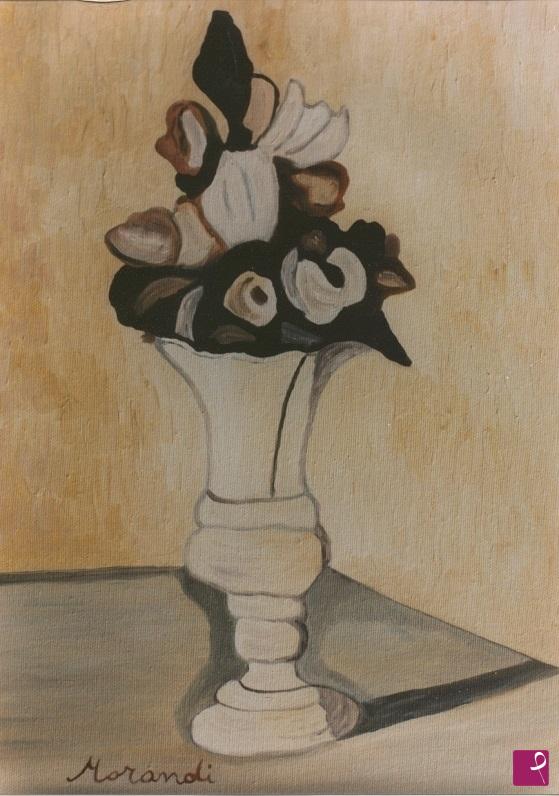 quadri in vendita online - Vaso con fiori