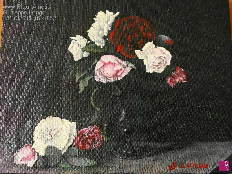 quadri in vendita online - vaso con fiori