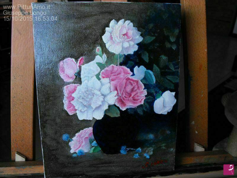 quadri in vendita online - vaso con fiori