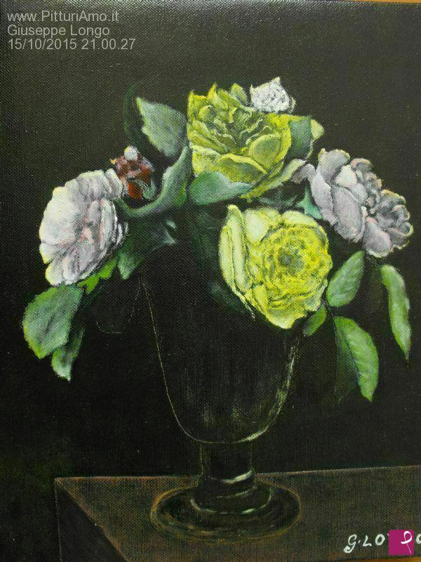 quadri in vendita online - vaso con fiori