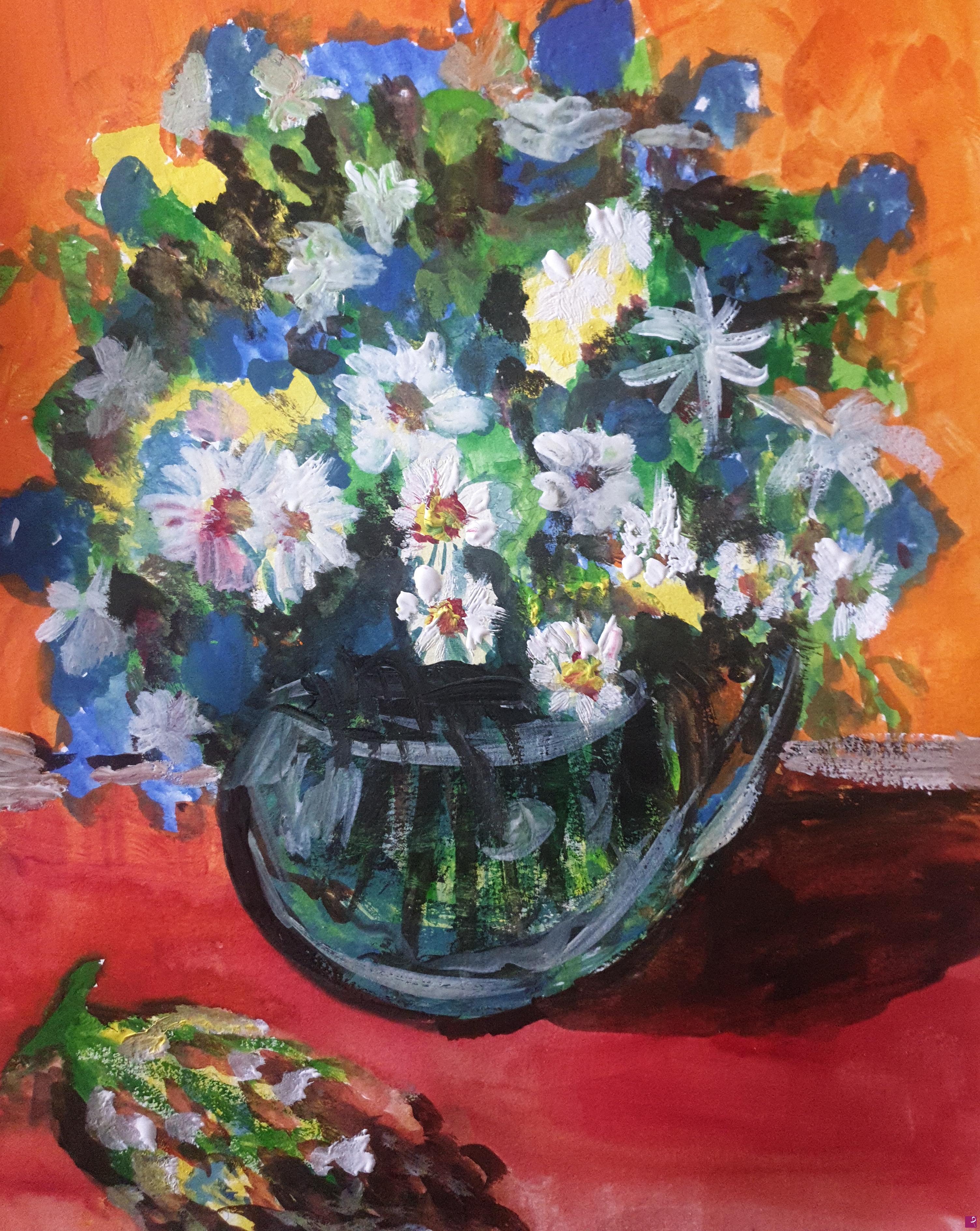 quadri in vendita online - Vaso con fiori 5