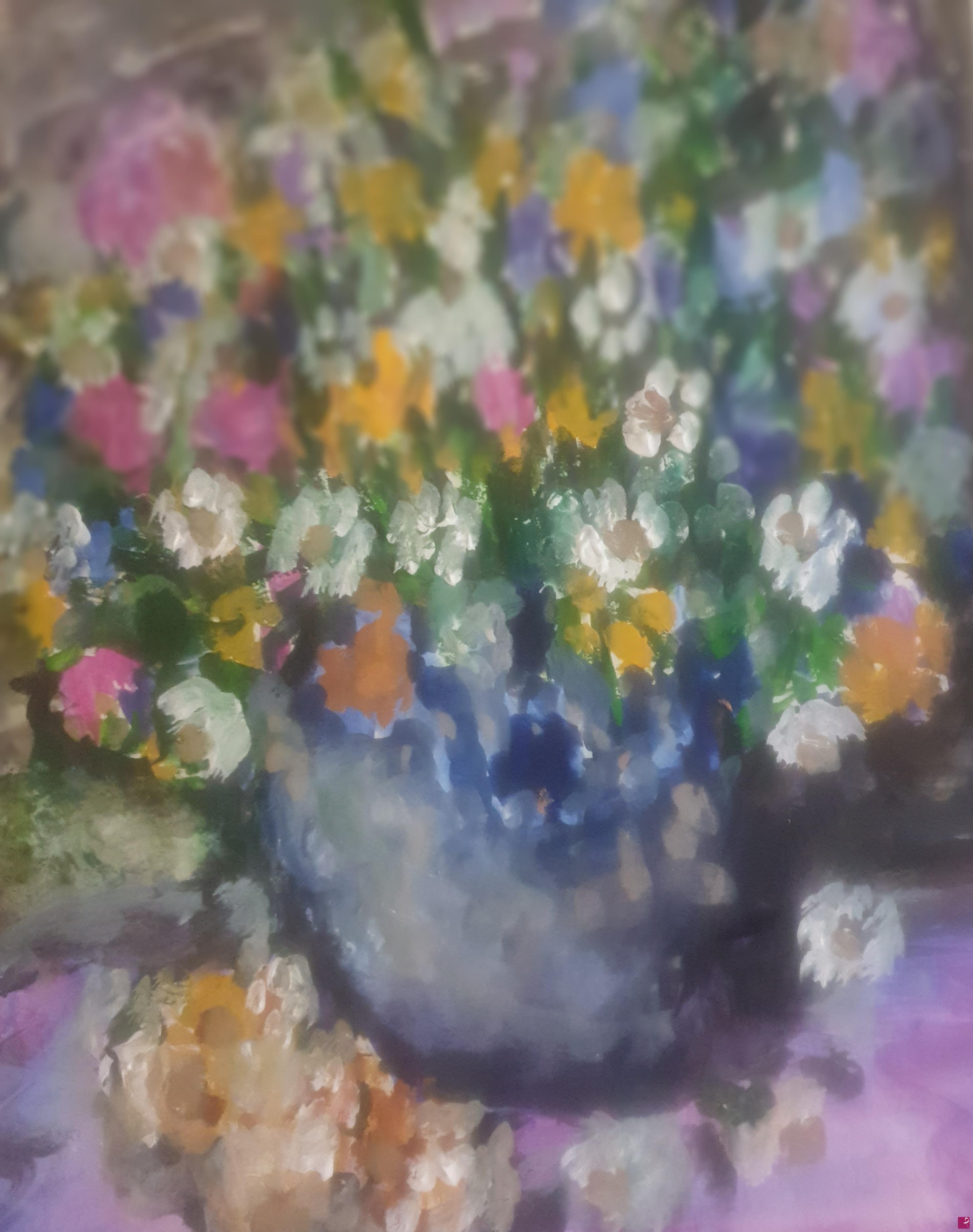 quadri in vendita online - Vaso con fiori 6