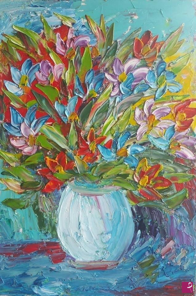 quadri in vendita online - "Vaso di fiori"