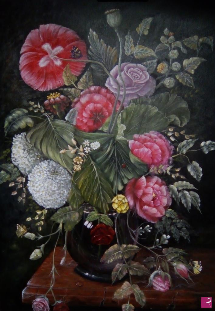 quadri in vendita online - vaso di fiori