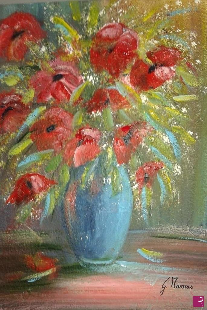 quadri in vendita online - Vaso di fiori