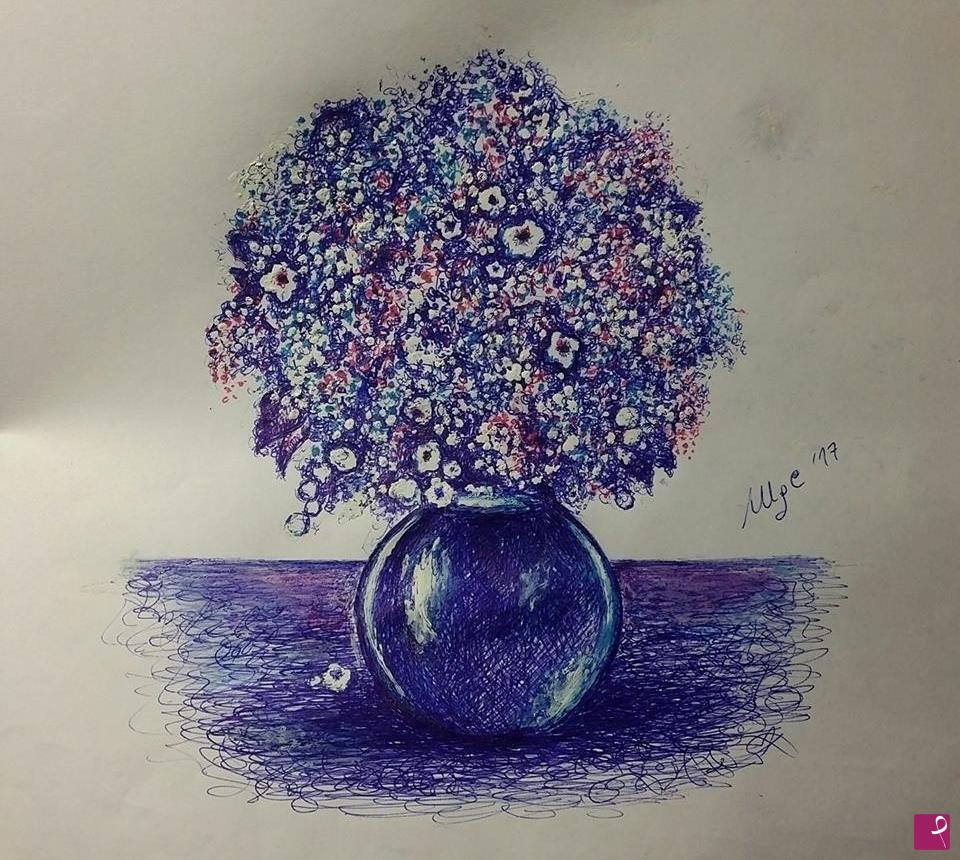 quadri in vendita online - Vaso di fiori