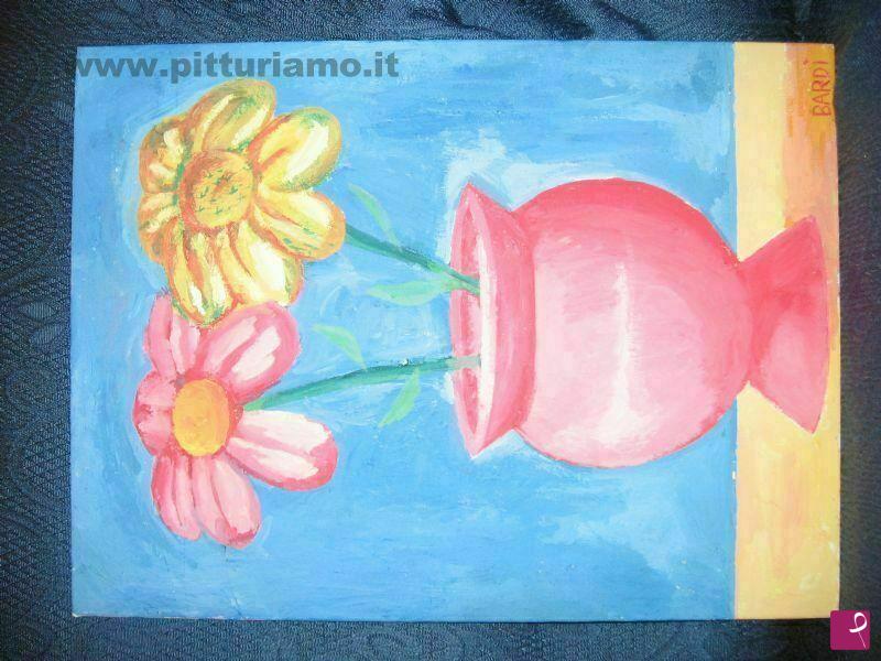 quadri in vendita online - vaso di fiori