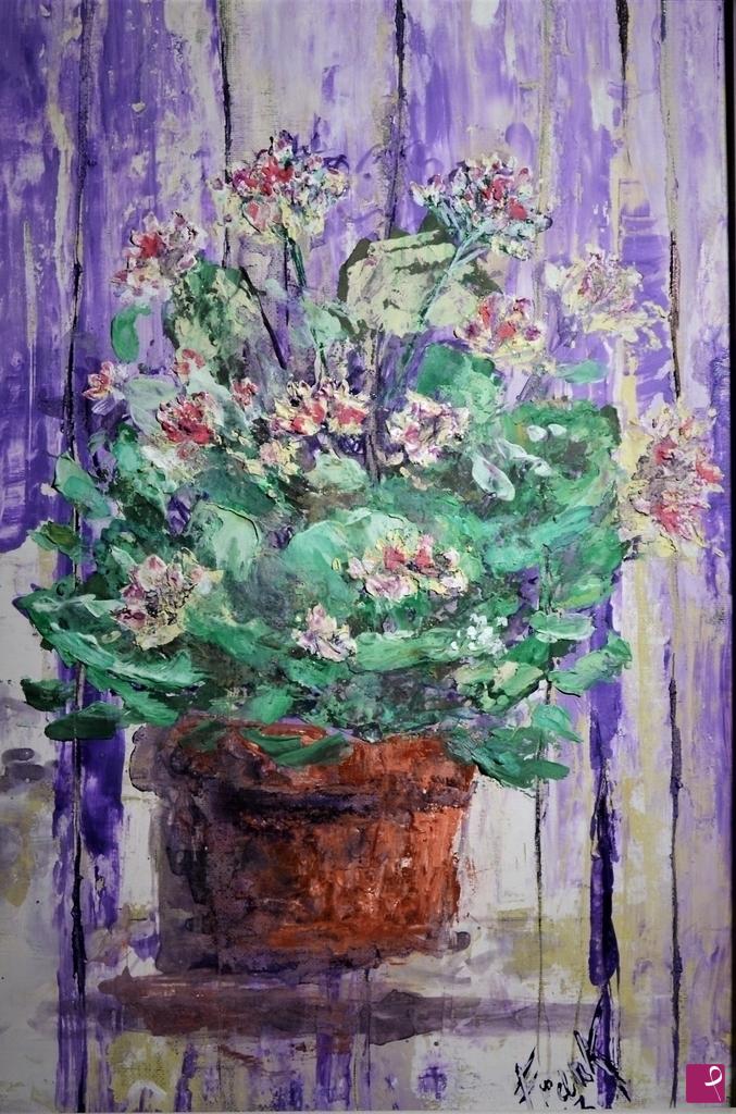 quadri in vendita online - vaso di fiori