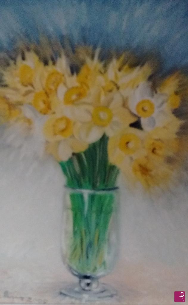 quadri in vendita online - Vaso di fiori