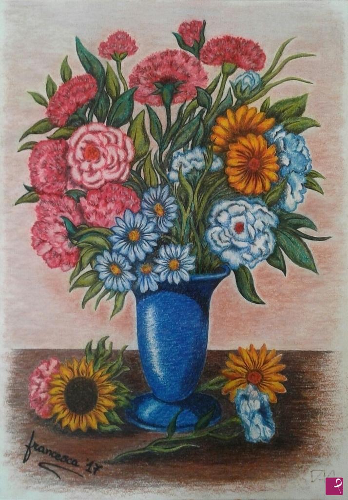 quadri in vendita online - Vaso di fiori