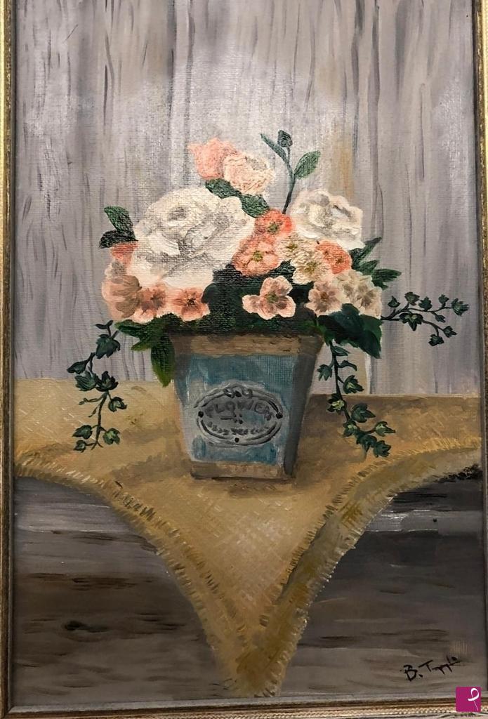 quadri in vendita online - Vaso di fiori