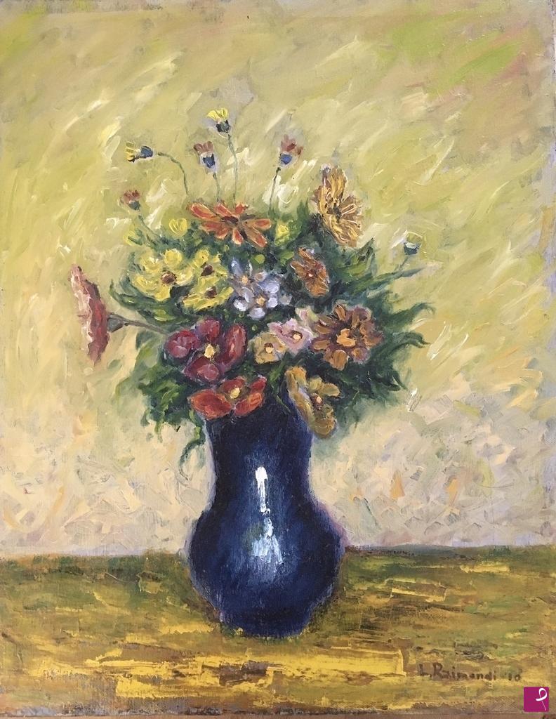 quadri in vendita online - Vaso di fiori