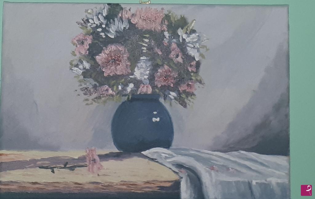 quadri in vendita online - Vaso di fiori