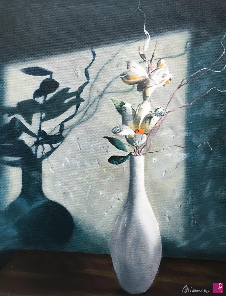 quadri in vendita online - Vaso di fiori