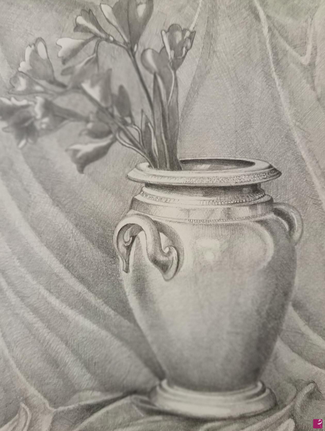 quadri in vendita online - VASO DI FIORI