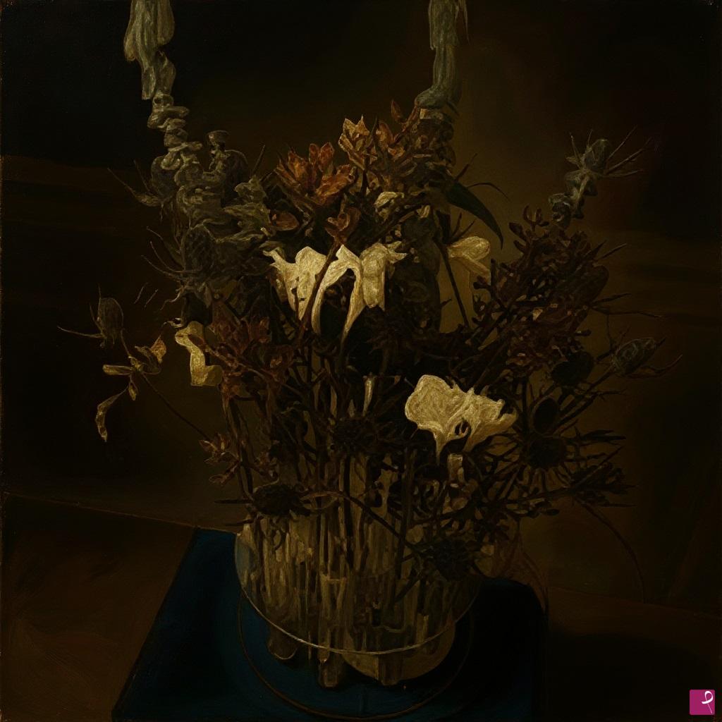 quadri in vendita online - vaso di fiori