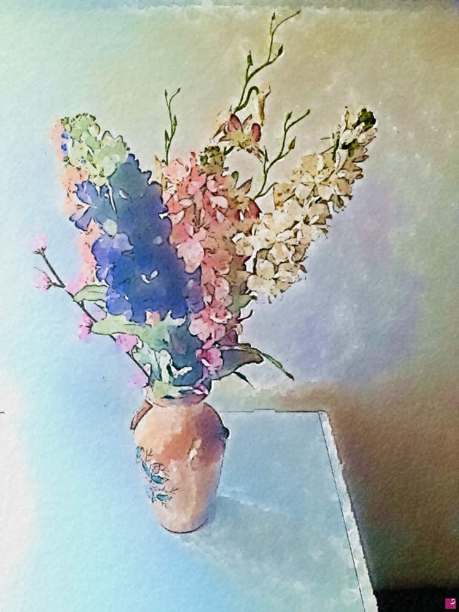 quadri in vendita online - vaso di fiori