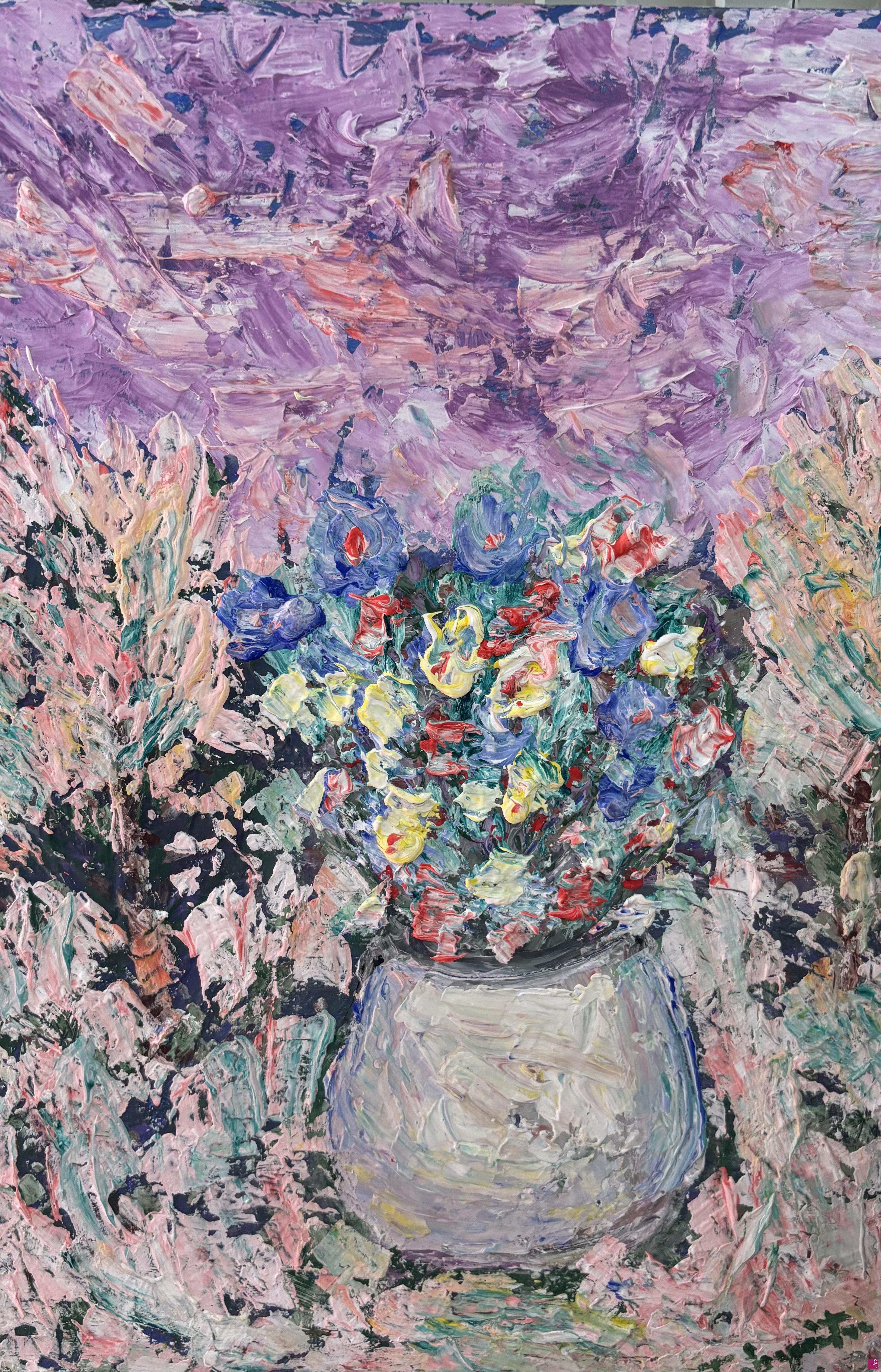 quadri in vendita online - Vaso di fiori
