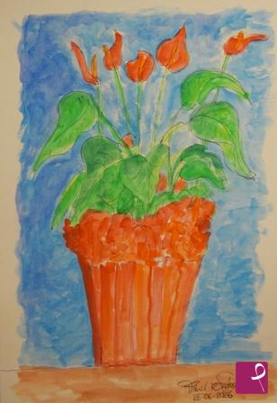quadri in vendita online - Vaso di Fiori.