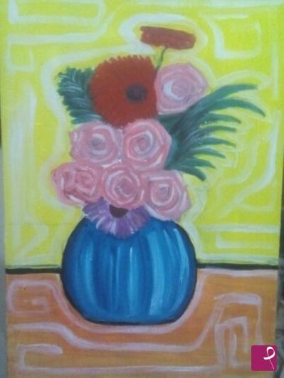 quadri in vendita online - vaso di fiori