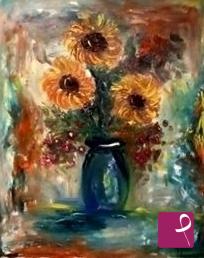 quadri in vendita online - VASO DI FIORI