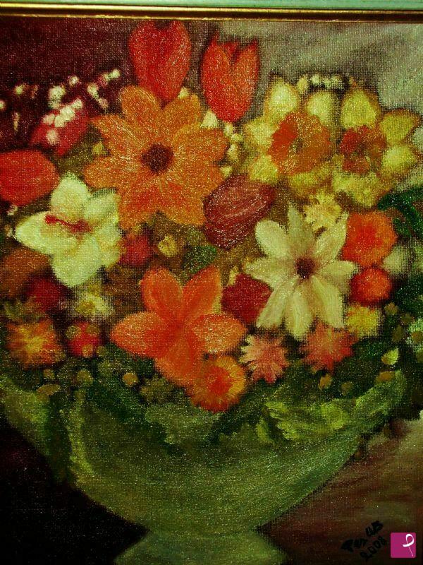 quadri in vendita online - vaso di fiori