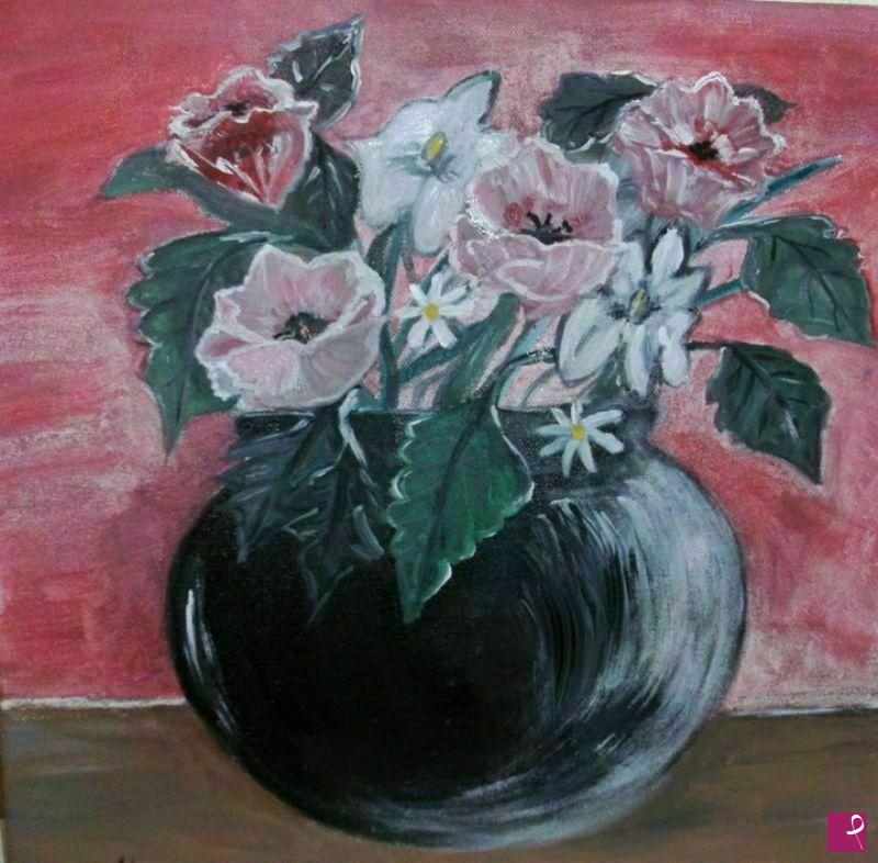 quadri in vendita online - Vaso di Fiori