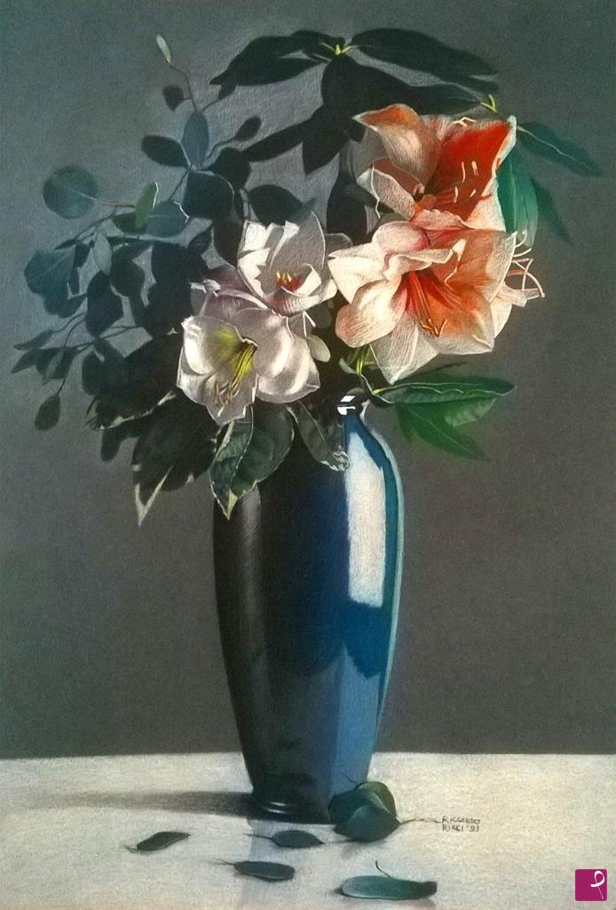 quadri in vendita online - Vaso di fiori /  Flowerpot