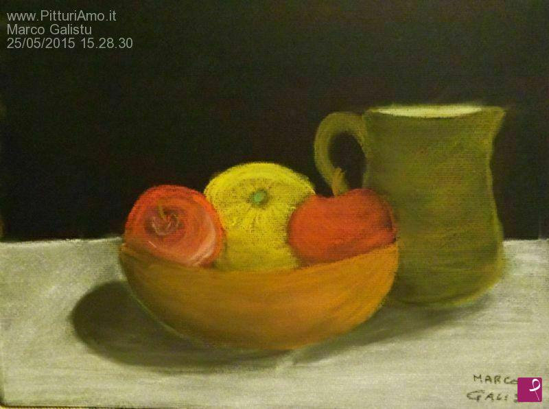 quadri in vendita online - vaso di frutta