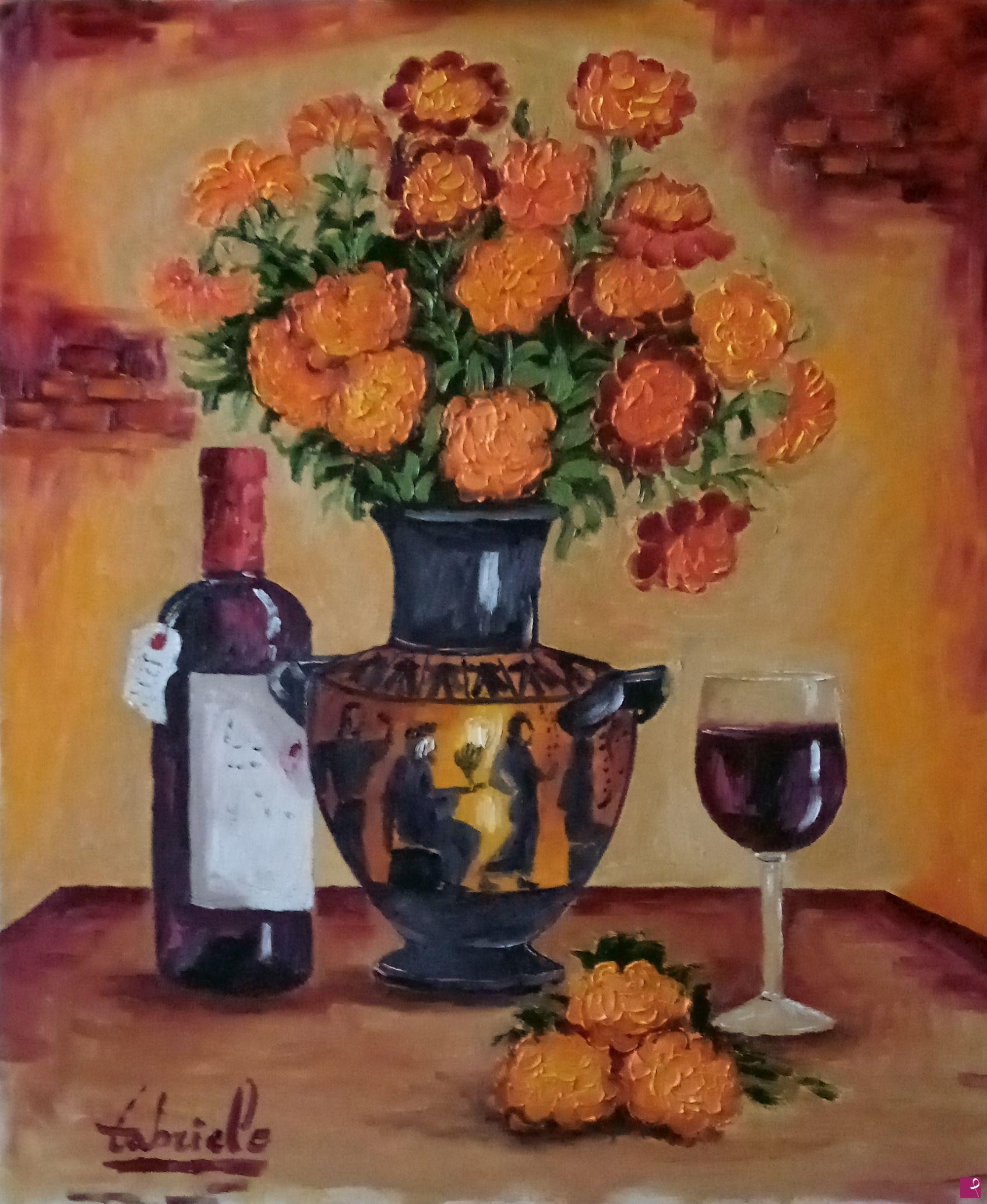 quadri in vendita online - Vaso etrusco
